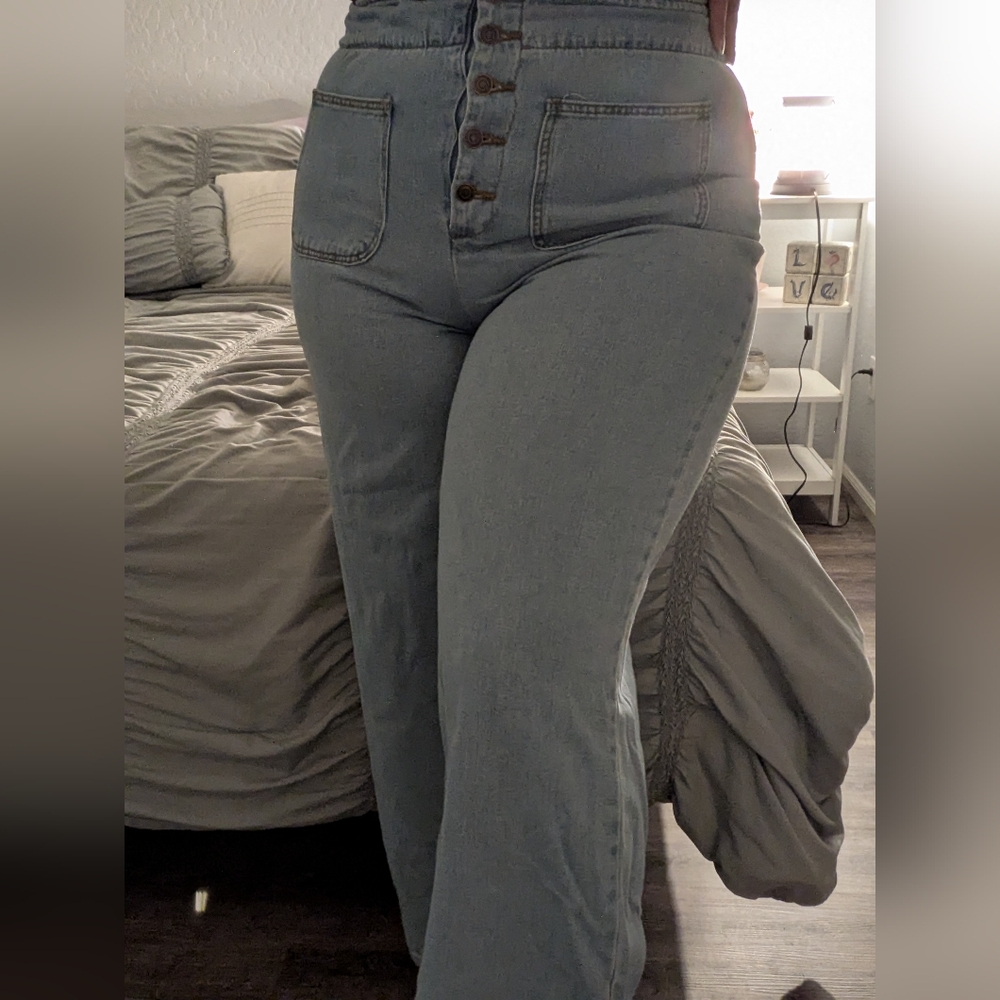 Forever 21+ Extreme Wide Leg Jeans